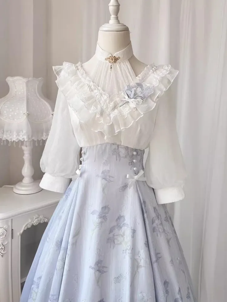 French Vintage Floral Midi Dress - エレガントな女性の夏のフレンチヴィンテージ花柄ミディドレス韓国甘いスクエアカラー誕生日パーティー Vestidos スリム A ライン服