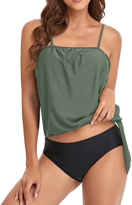 タンキニ レディース ビキニ クロップトップ スパゲッティス - Tops のレビューと価格