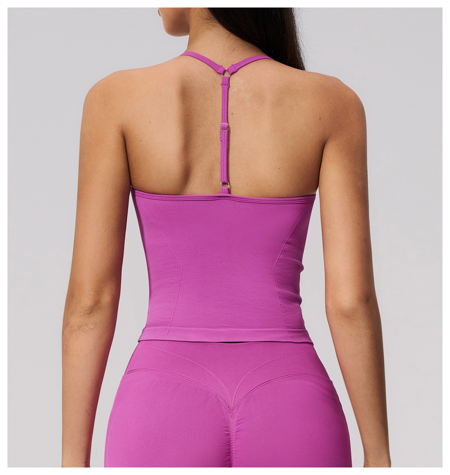 ラグジュアリーデザイナーズシームレスヨガタンクトップ レディ - Seamless Ribbed Workout Tank Top のレビューと価格
