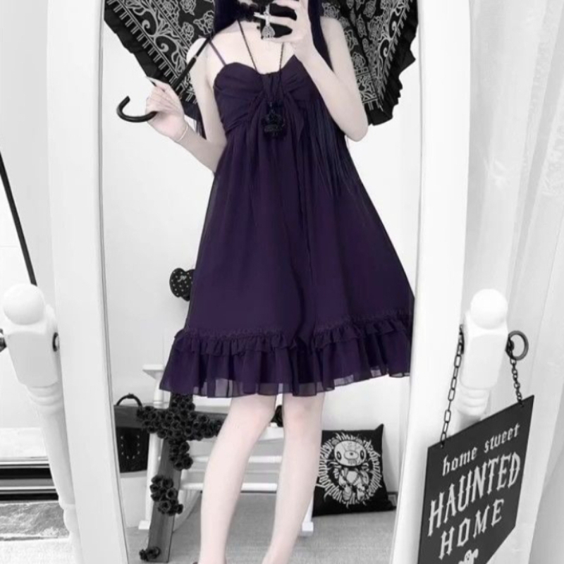 ヴィンテージエレガントなホルターミディドレスシアーシフォンテ - French Vintage Floral Midi Dress のレビューと価格