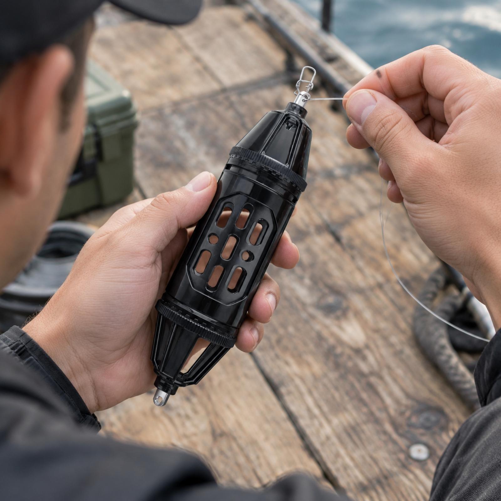 回転式の上部操作部を備えた、頑丈なポリカーボネート製の魚釣り - Tops のレビューと価格