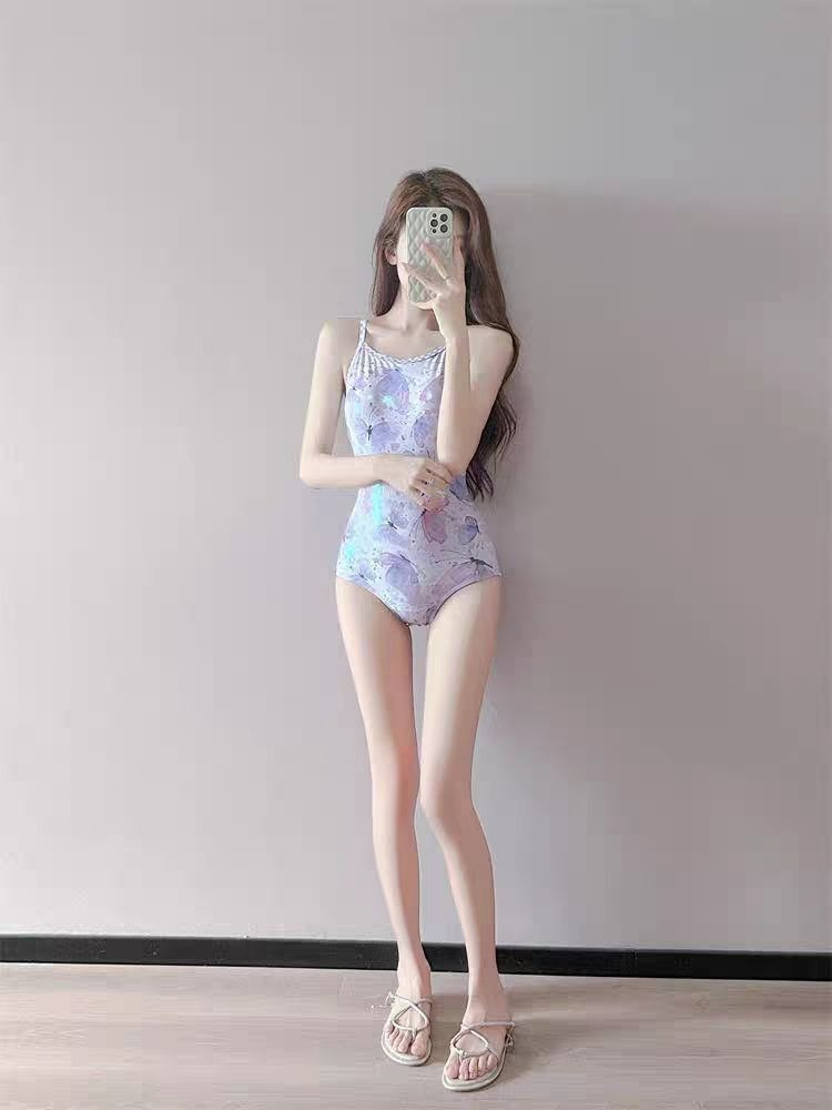 女性用 2026 新しいワンピースレーシング水着プリントスリ - Swimwear のレビューと価格